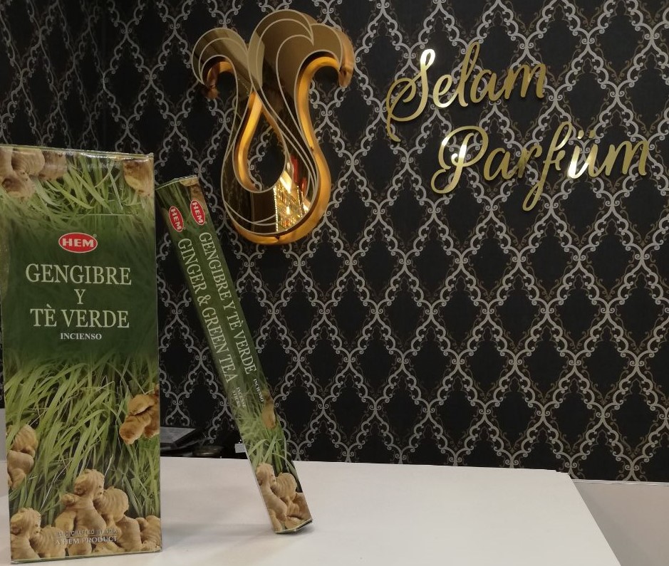 بخور عيدان Ginger Green Tea - زنجبيل وشاي اخضر