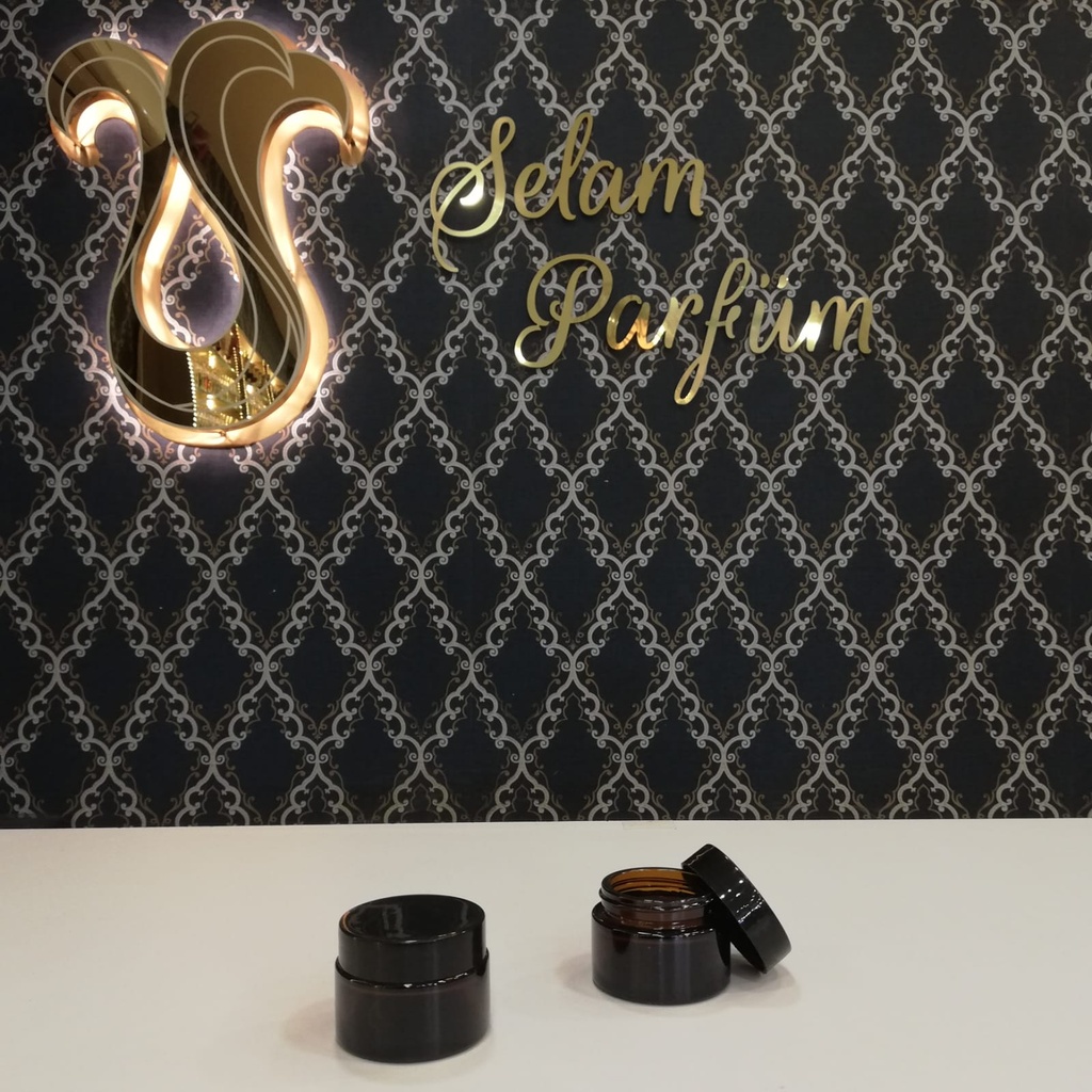 حنجور زجاج عسلي 30 مل