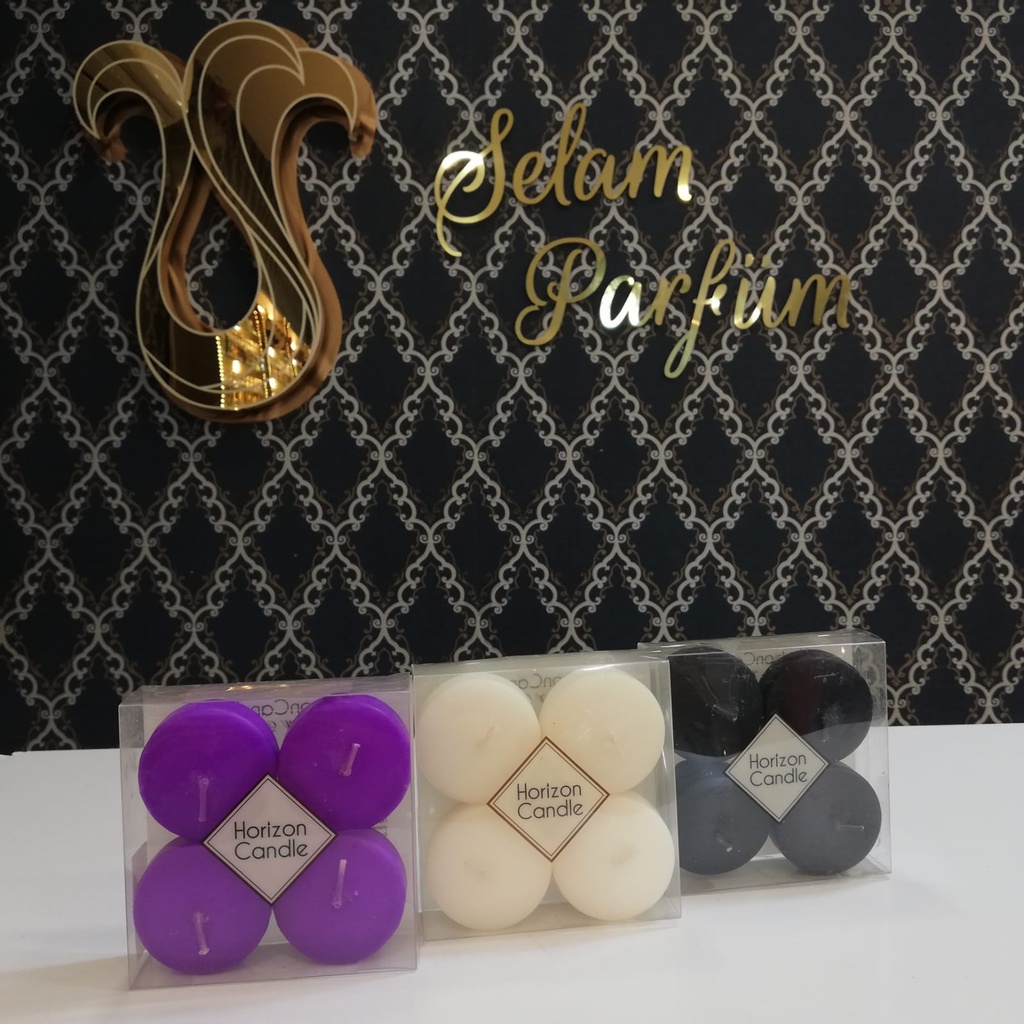 شمع ماء معطر 4 قطع
