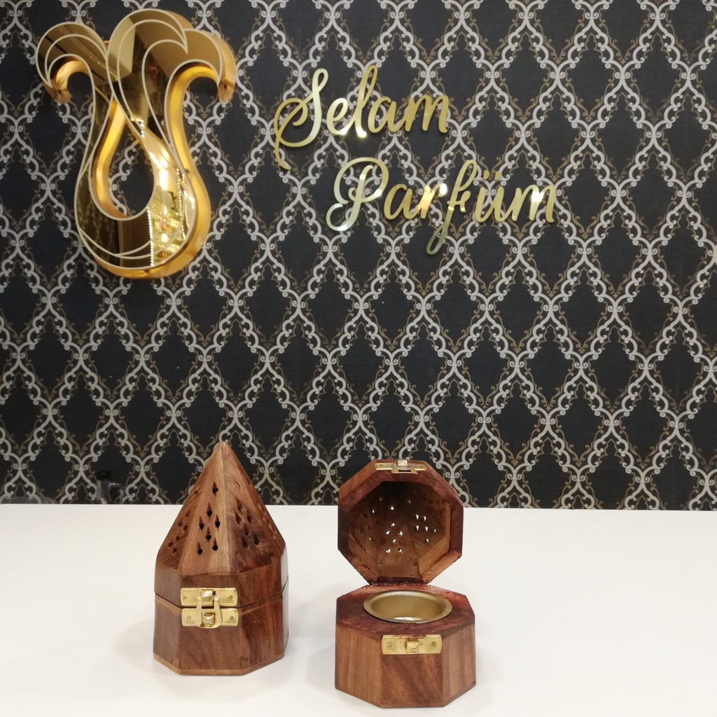 Ahşap Konik Küçük Tütsülük