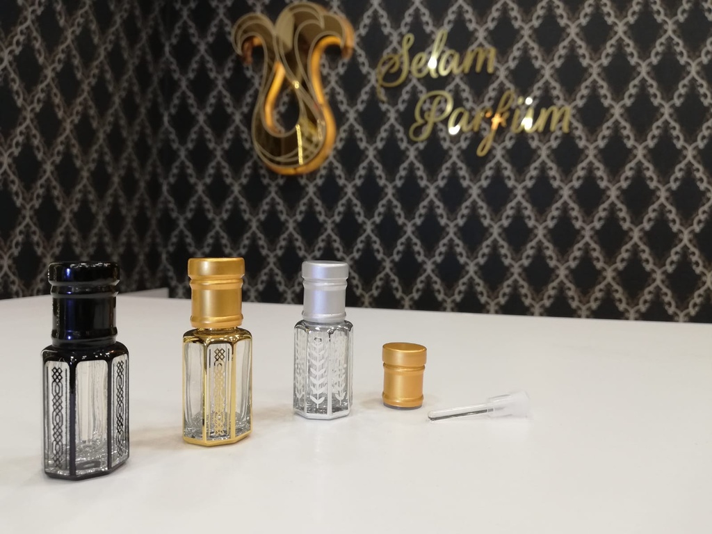 نصف تولة كريستال ملون مزخرف